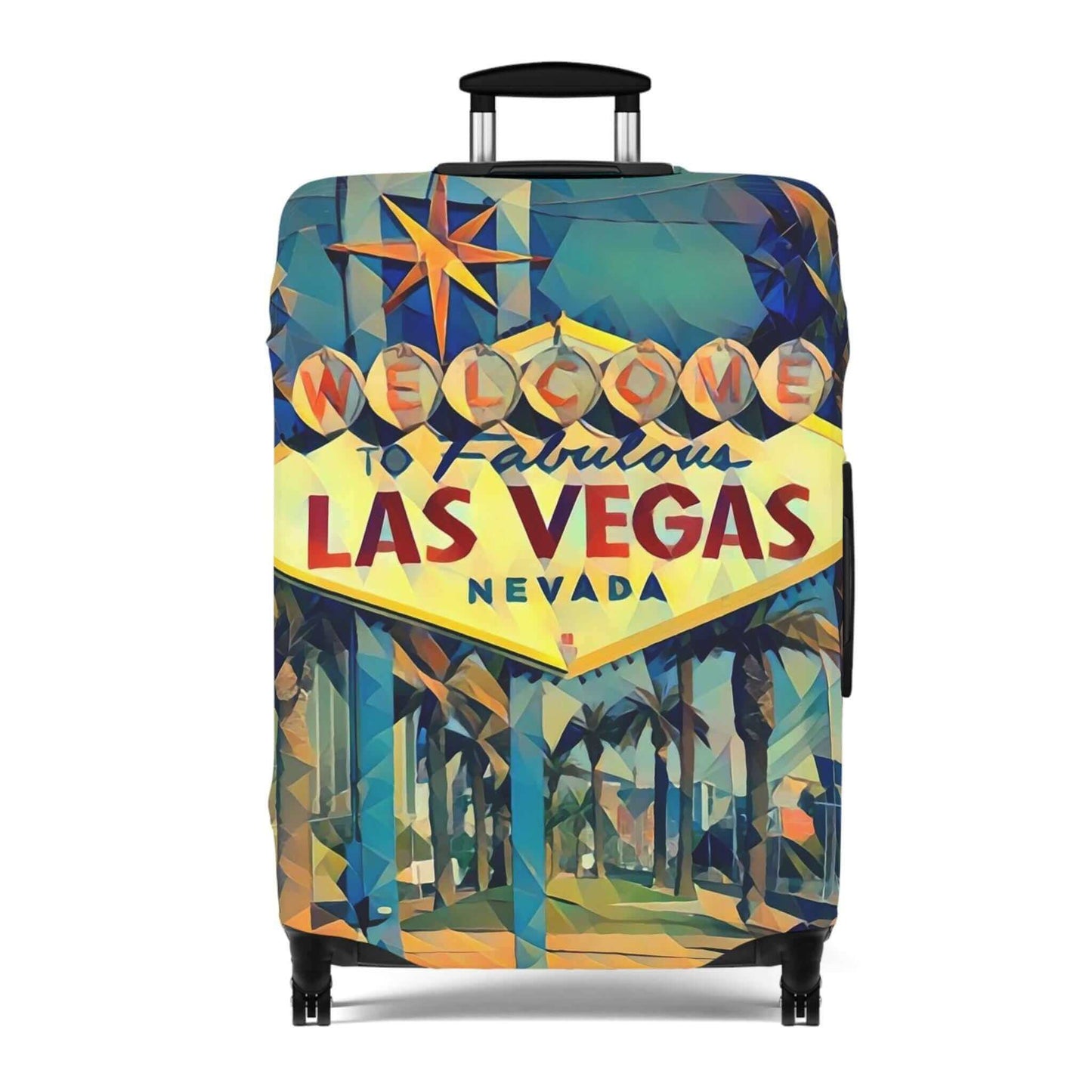 Las Vegas suitcase protector.