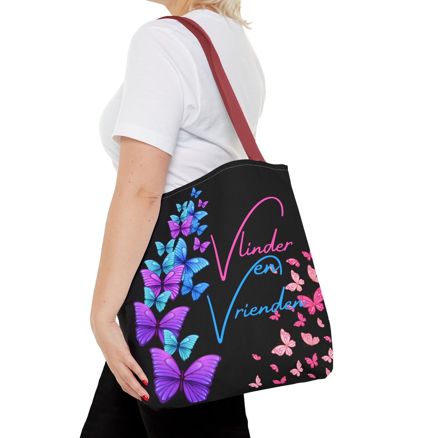 Tote Bag vlinder en vrienden blue