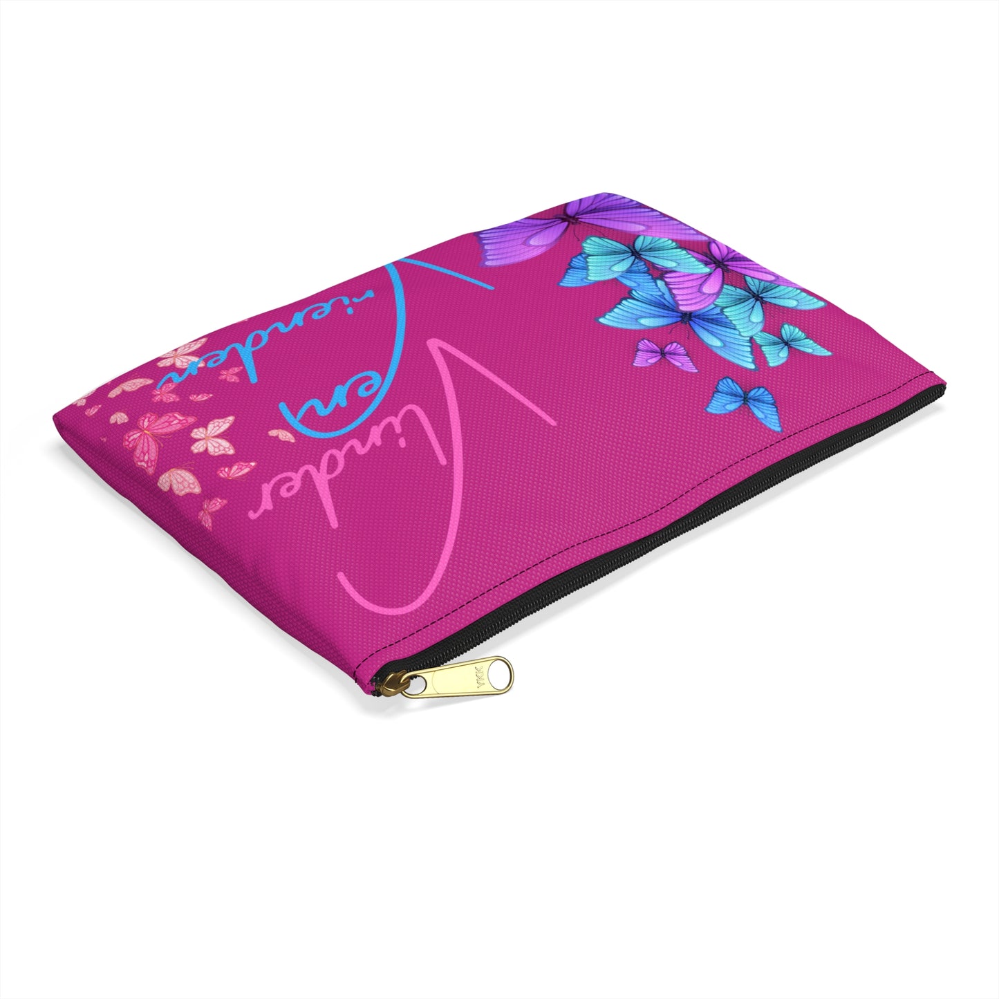 Accessory Pouch vlinder en vrienden pink