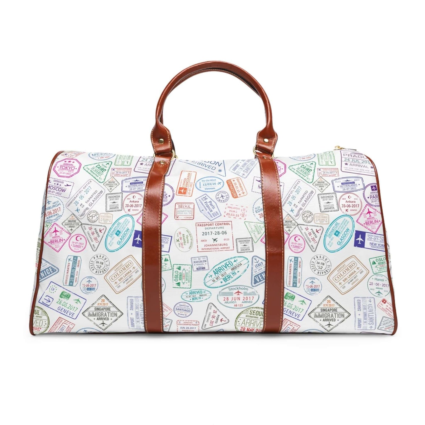 The traveler leather bag.