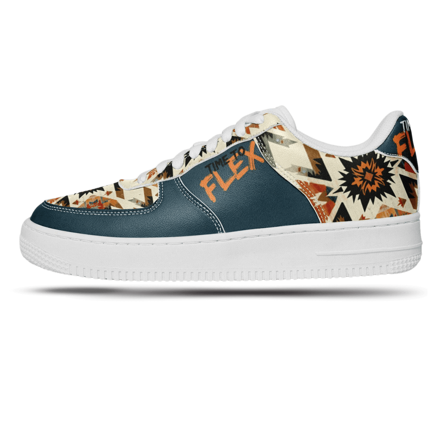 Boho sneakers.