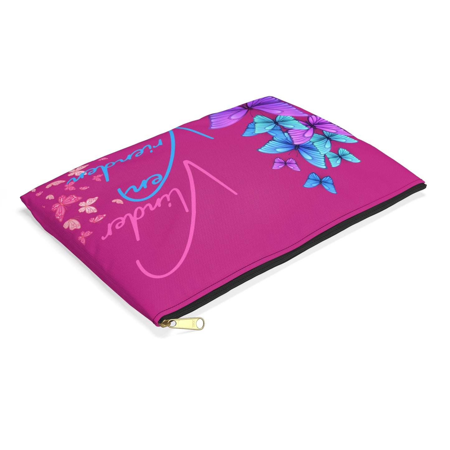 Accessory Pouch vlinder en vrienden pink