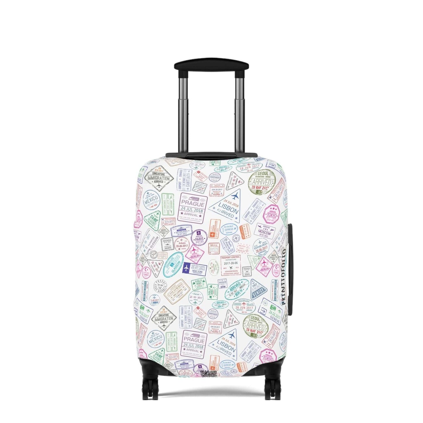 a piece of luggage with a pattern on it