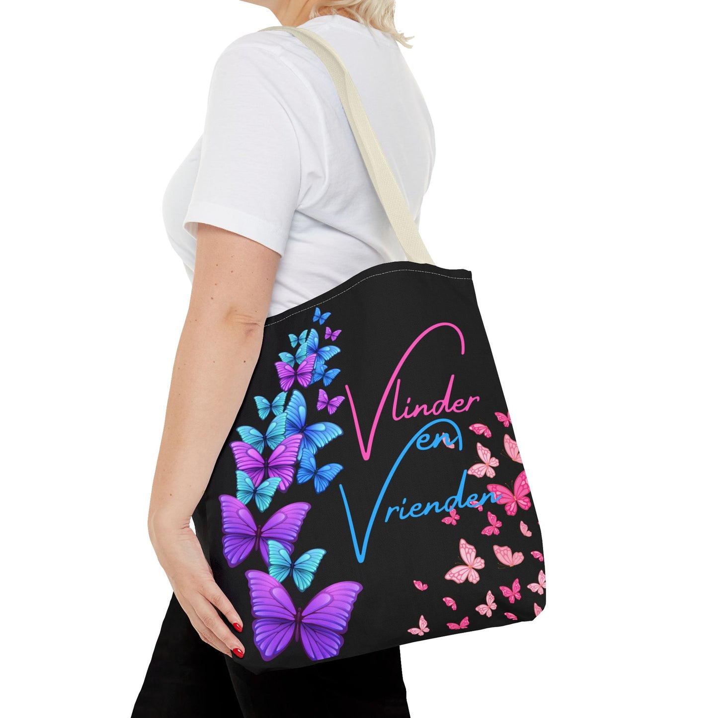 Tote Bag vlinder en vrienden blue
