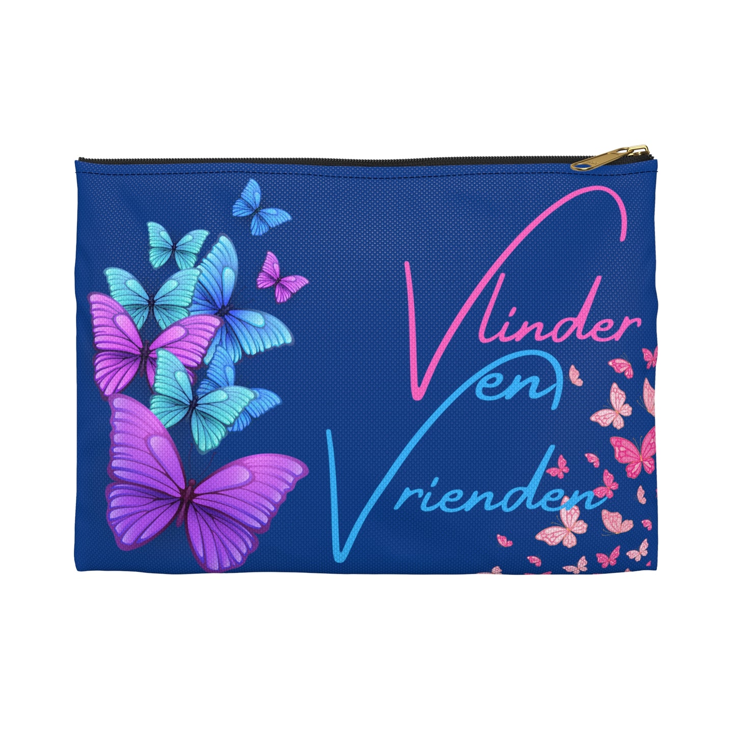 Accessory Pouch vlinder en vrienden blue