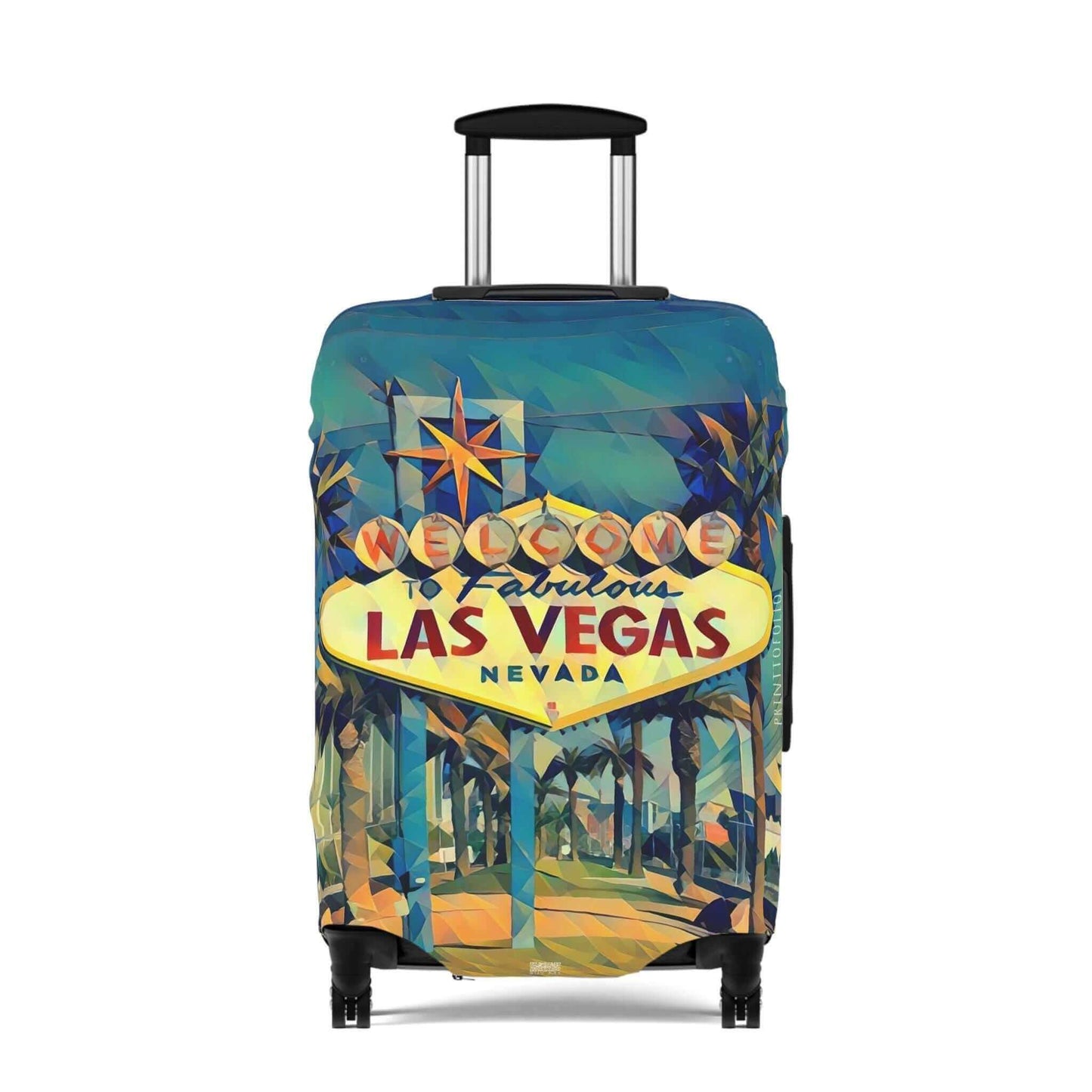 Las Vegas suitcase protector.