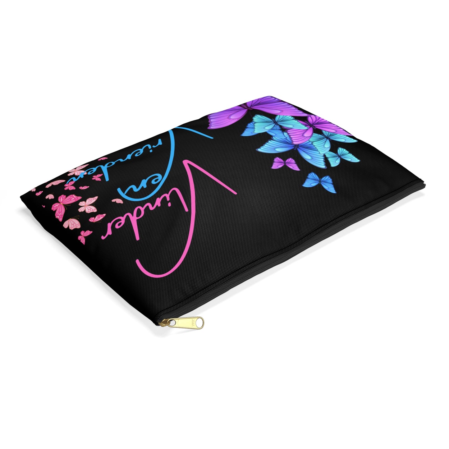 Accessory Pouch vlinder en vrienden black