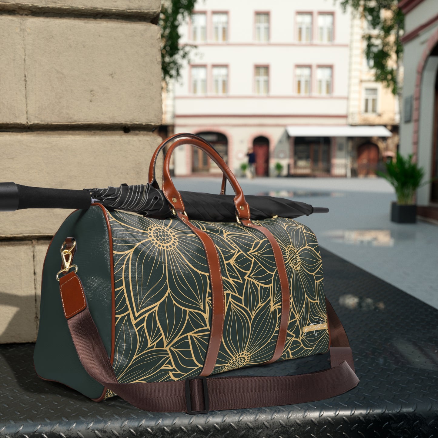 boho flower collection 2 - weekender bag