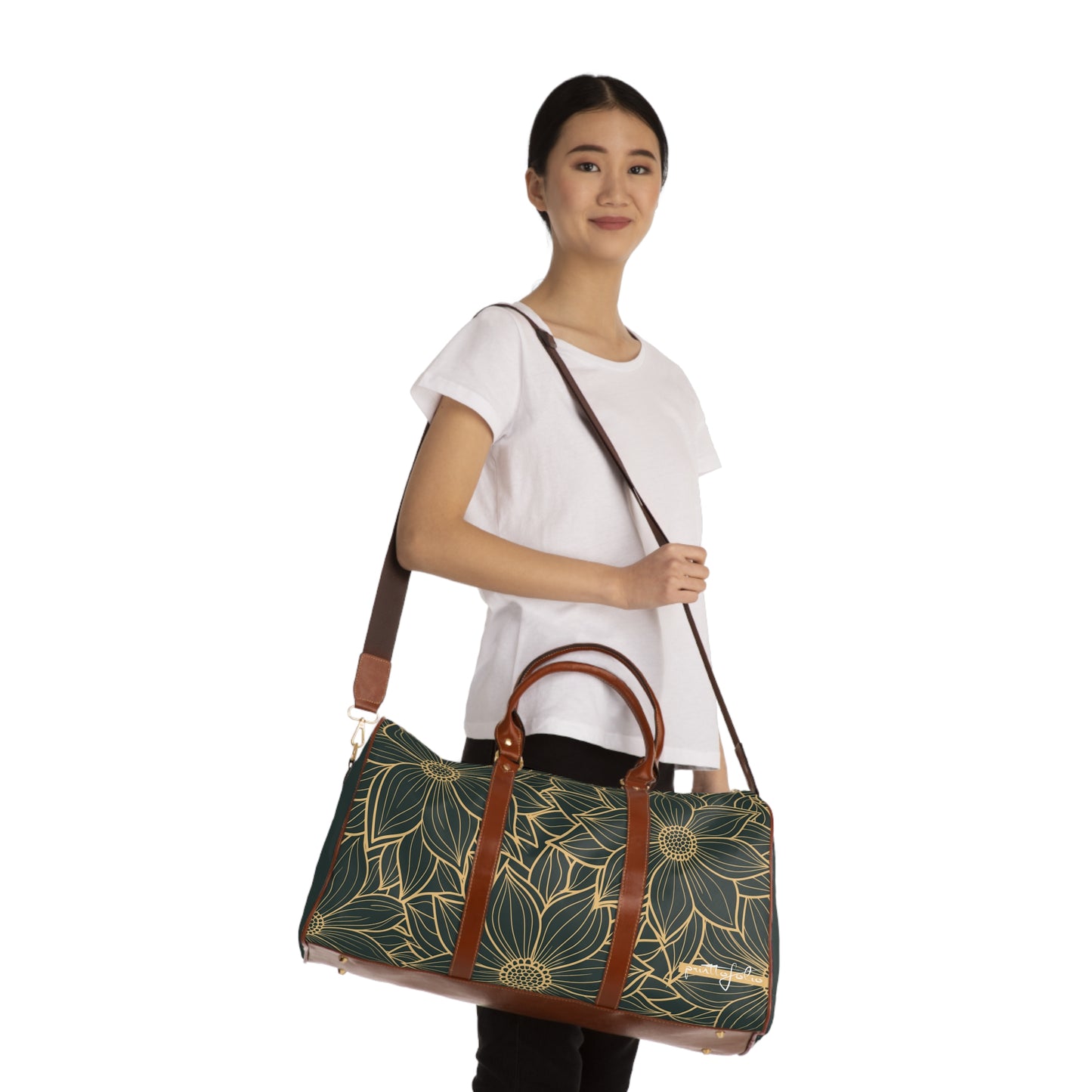 boho flower collection 2 - weekender bag