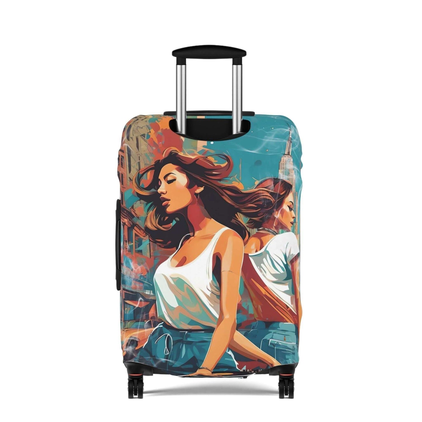 The party girl suitcase protector.