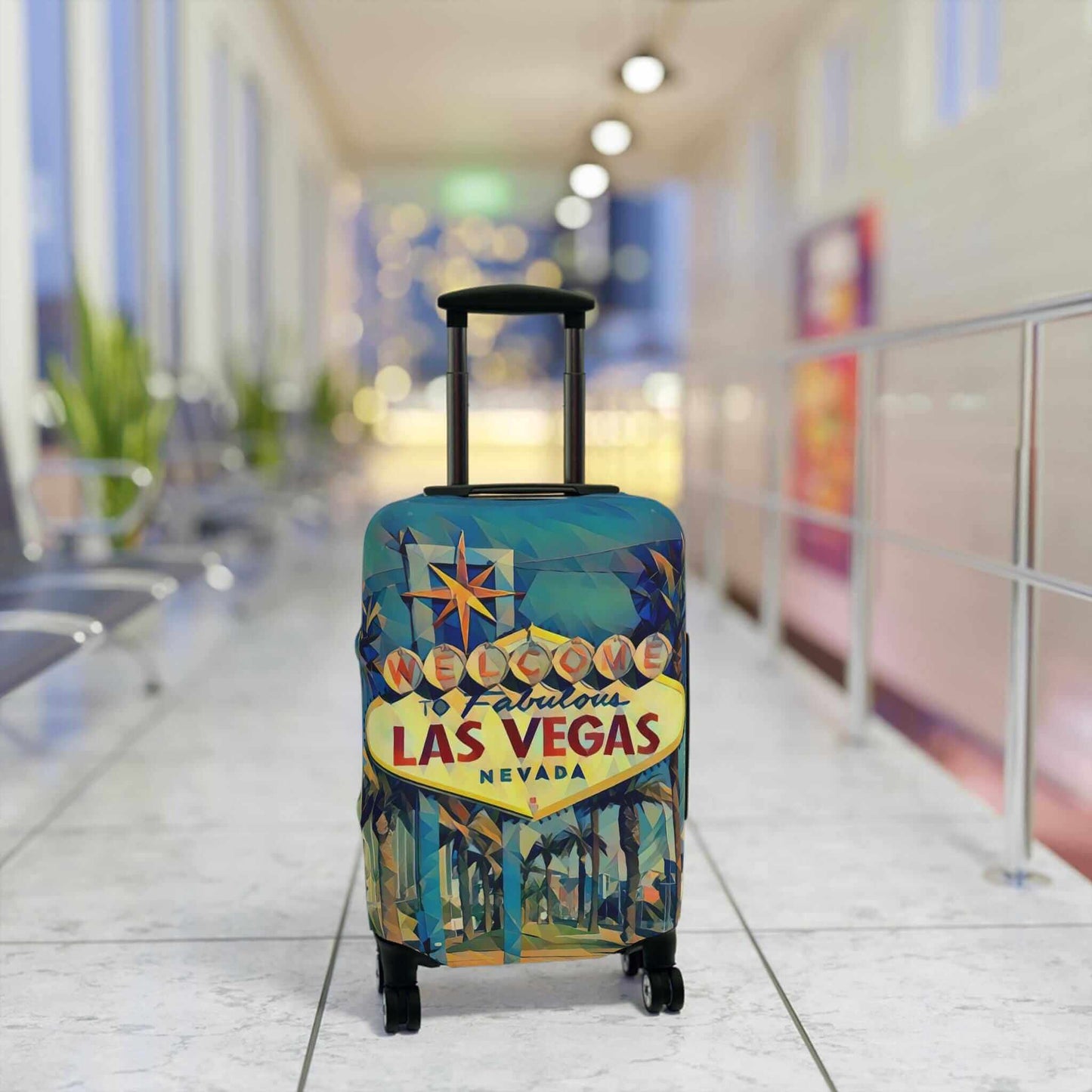 Las Vegas suitcase protector.