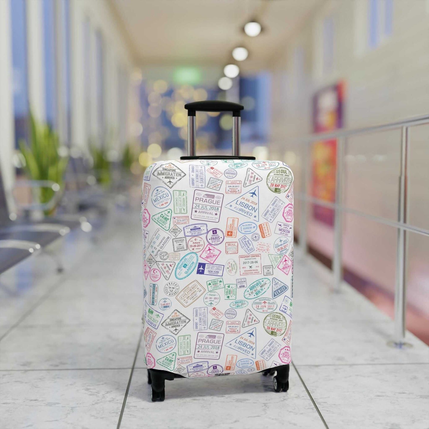 The traveler suitcase protector.
