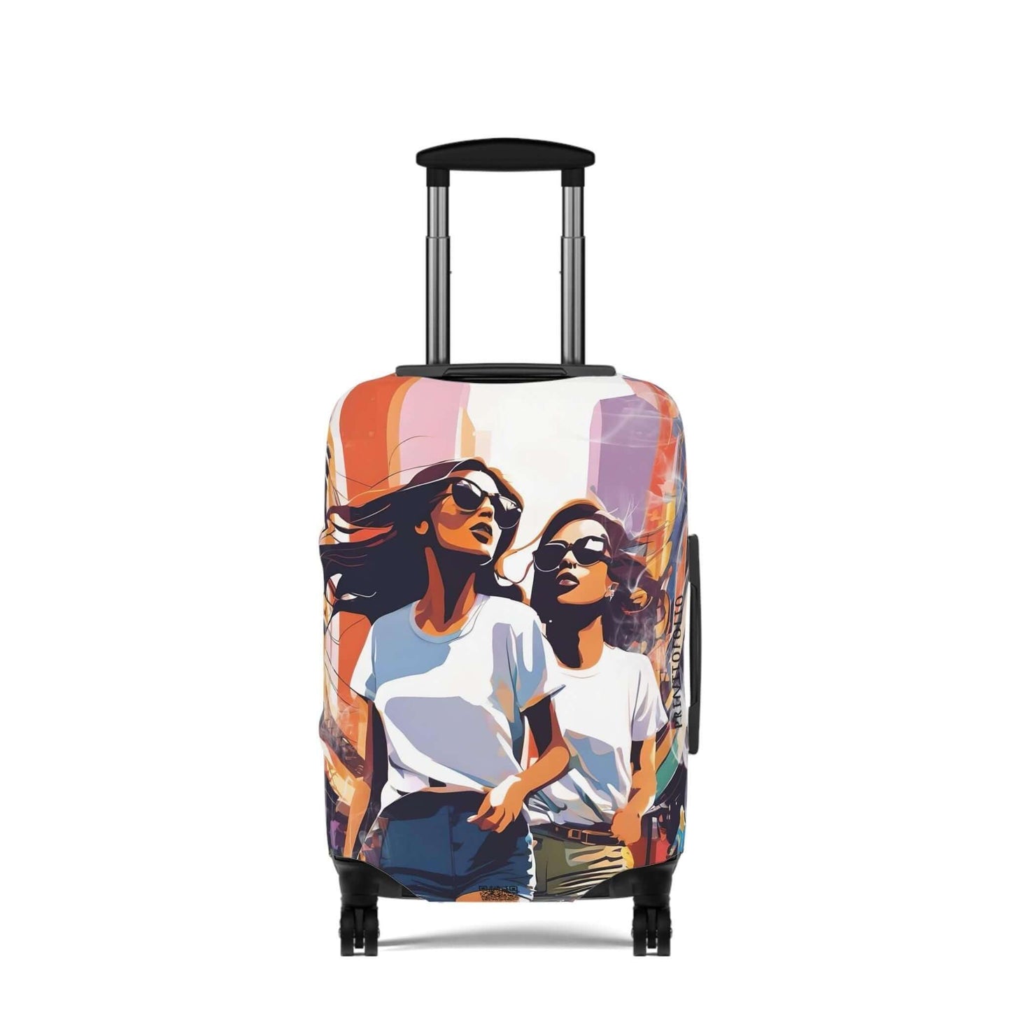 The friends suitcase protector.