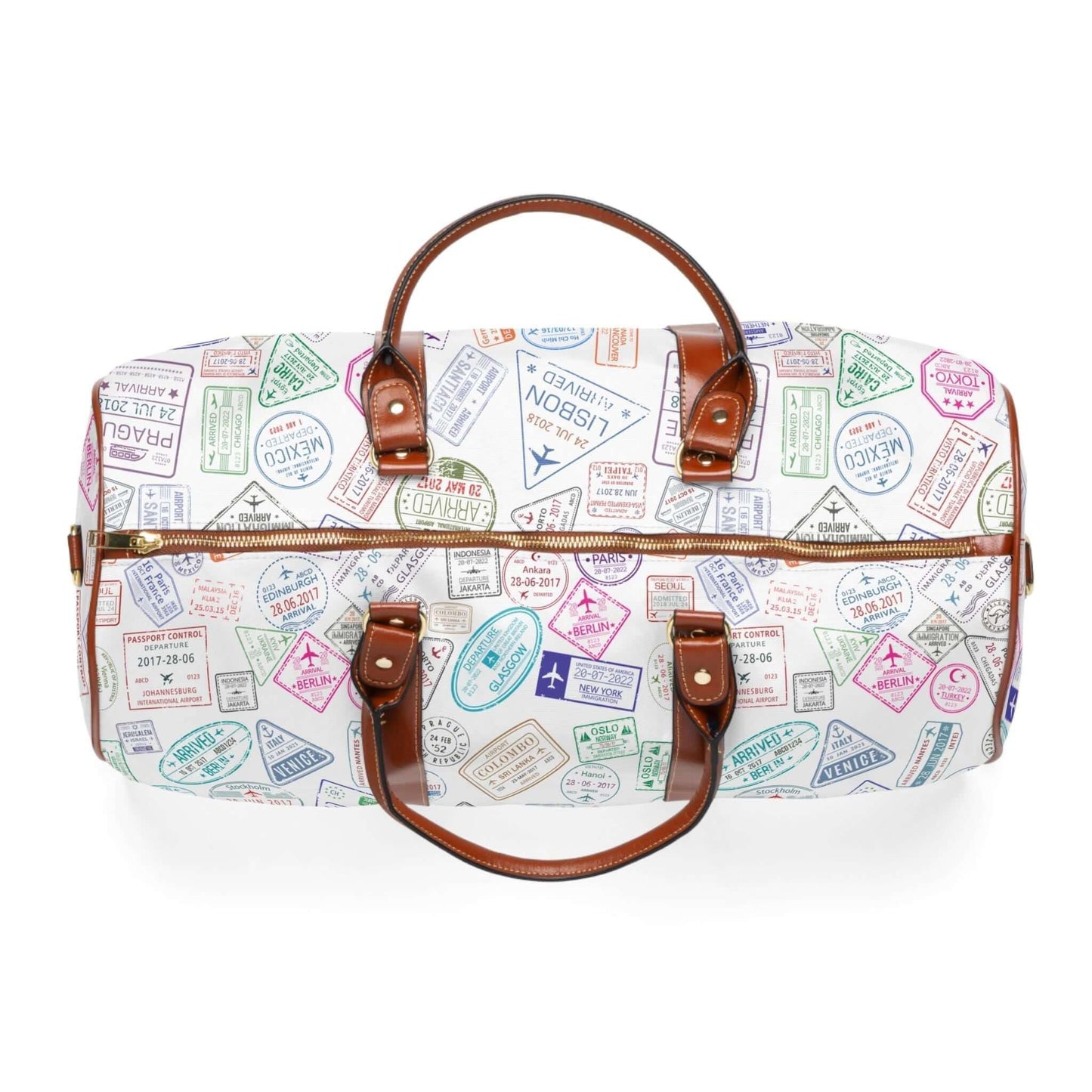 The traveler leather bag.
