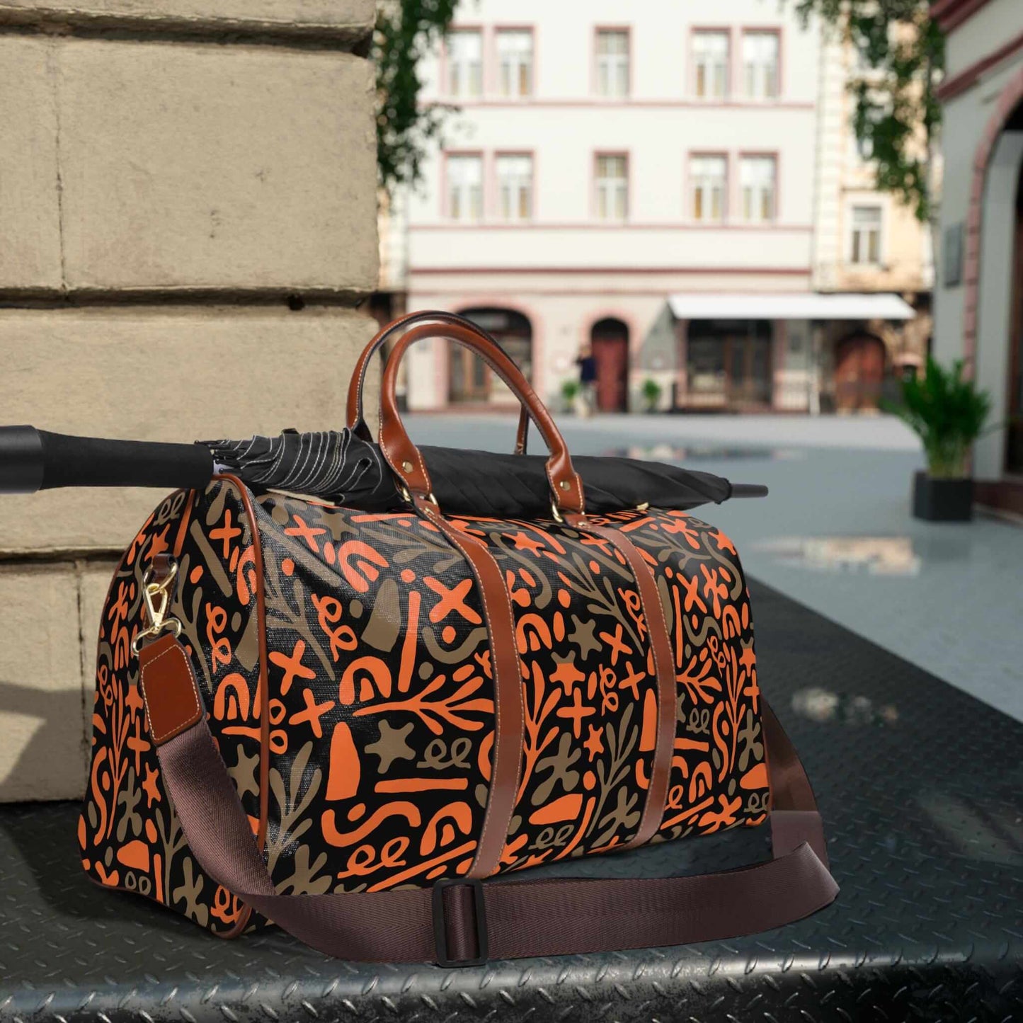 Africa leather bag.