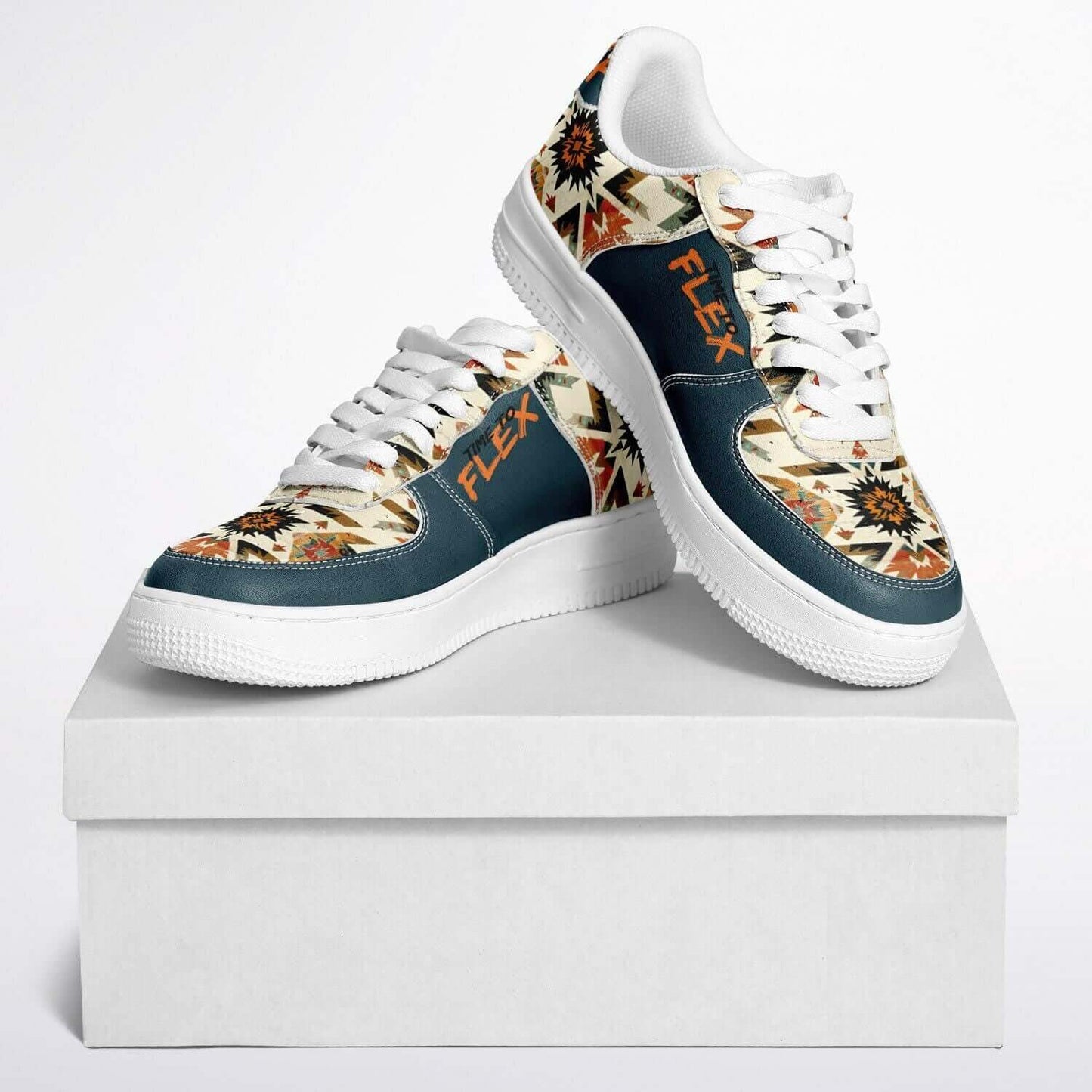 Boho sneakers.