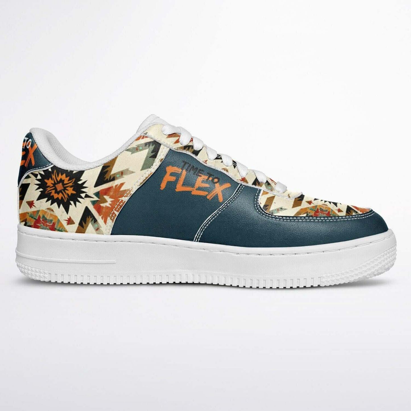 Boho sneakers.