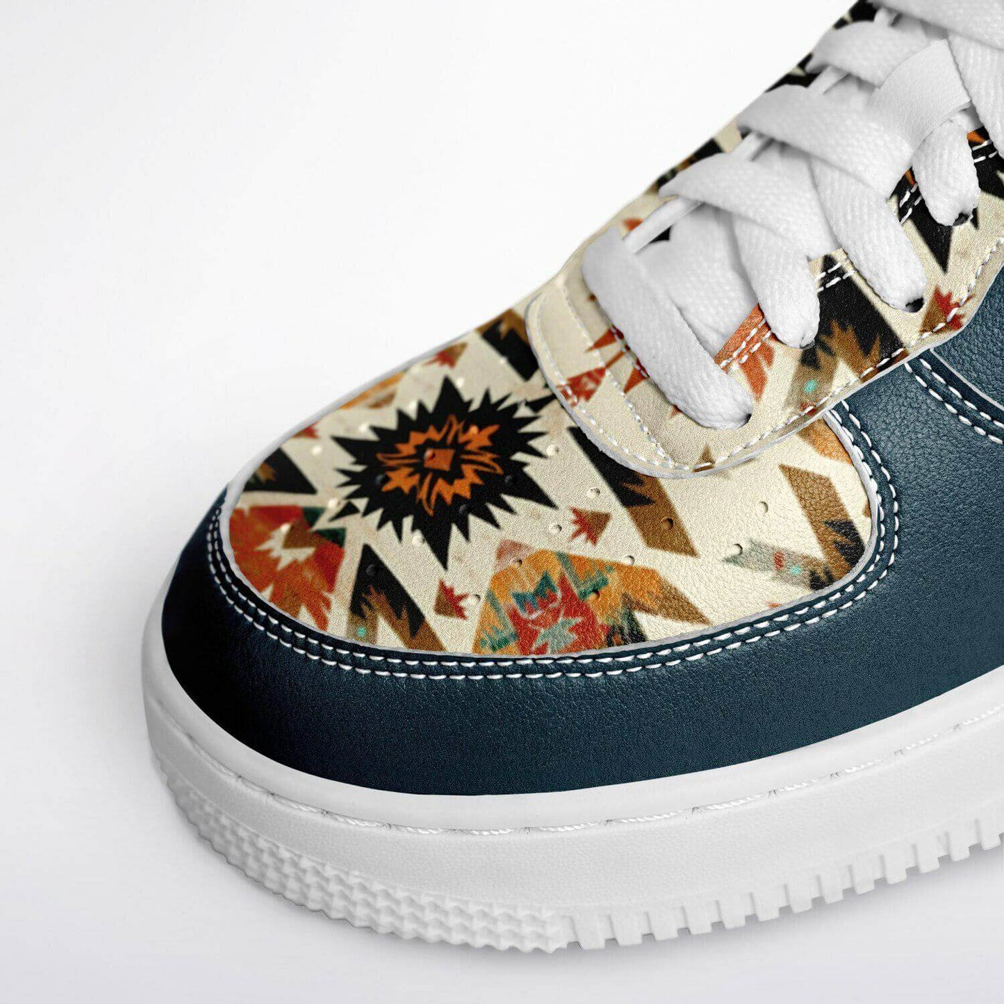 Boho sneakers.