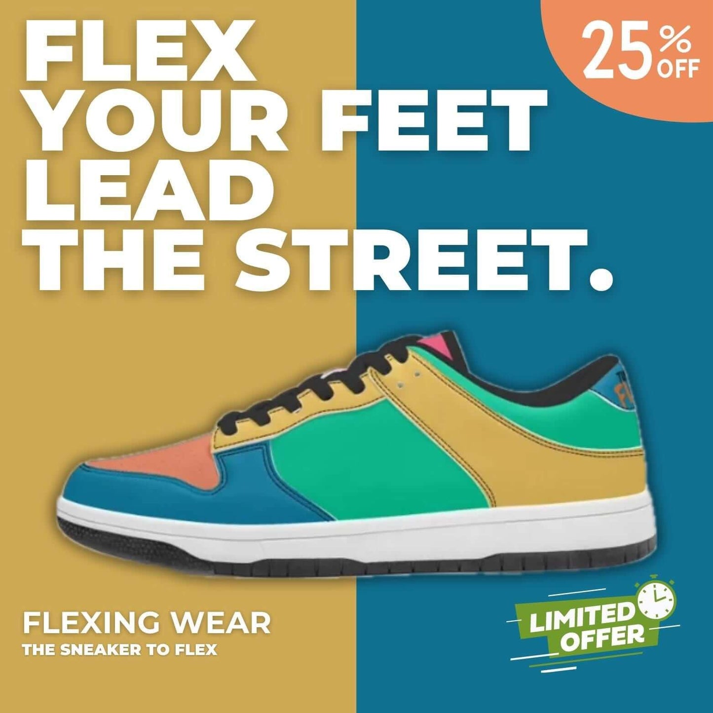 Colorful Sneakers.