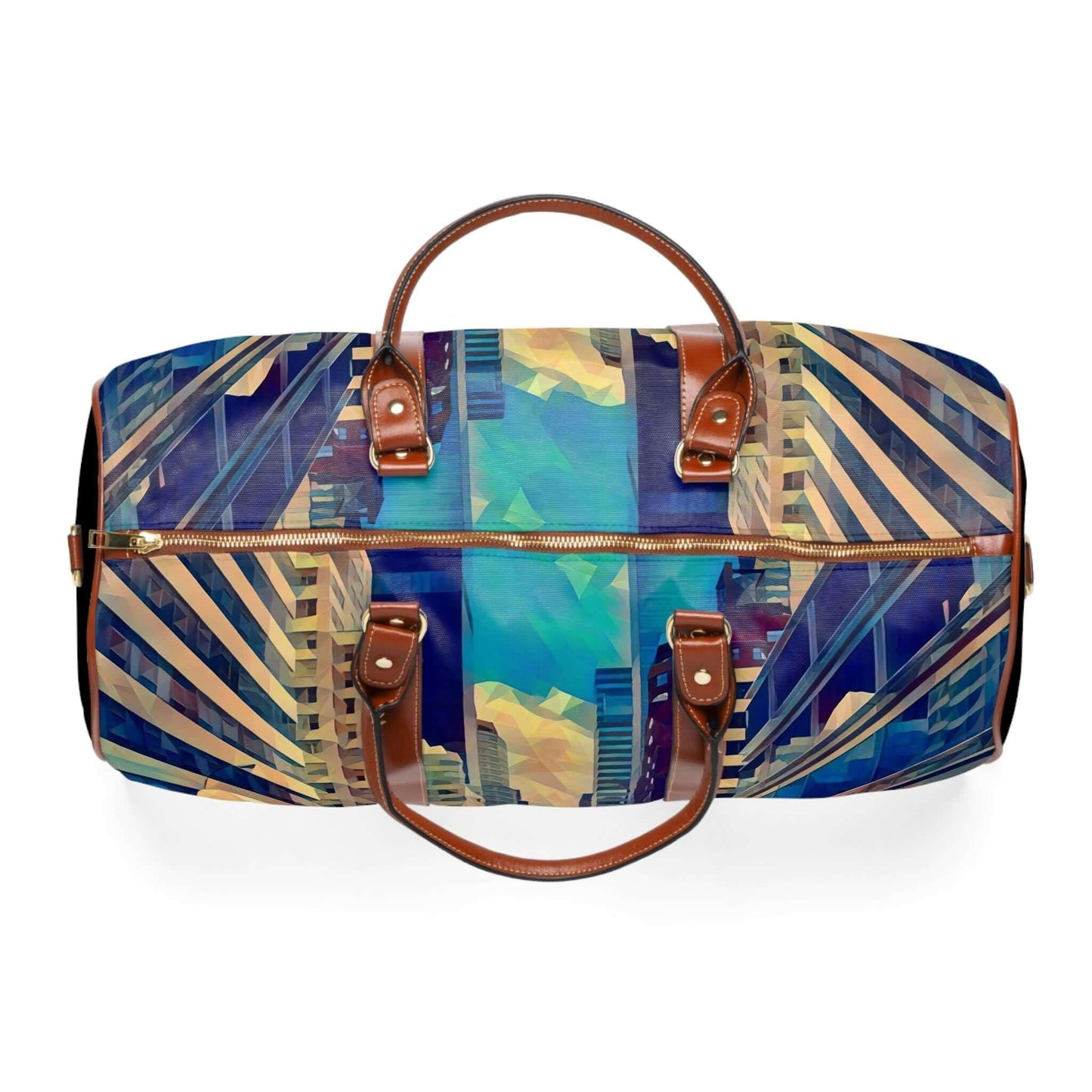 Yellow Taxi New York leather bag.