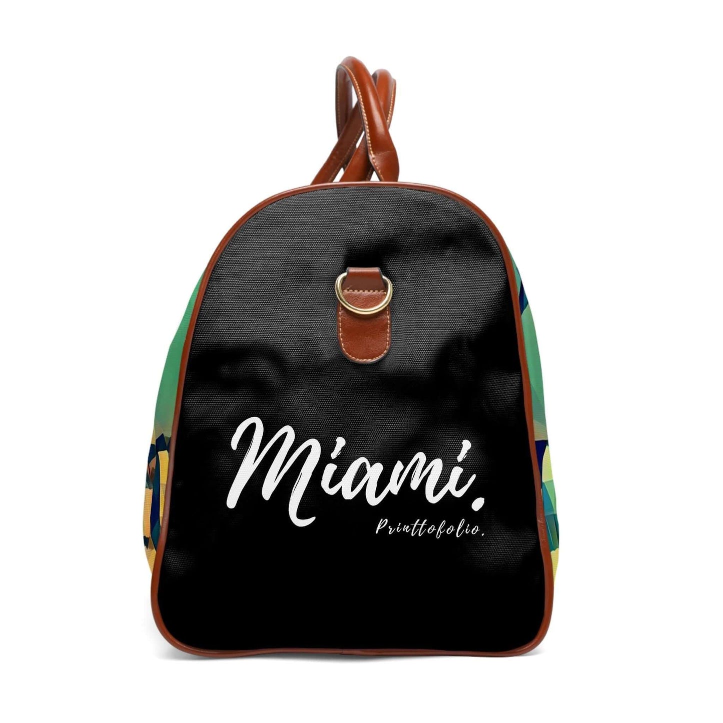 Miami Beach leather bag.