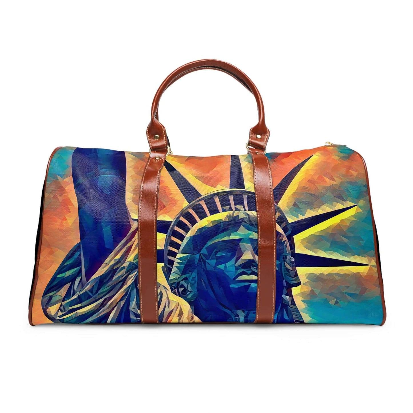 Statue of Liberty leather bag.