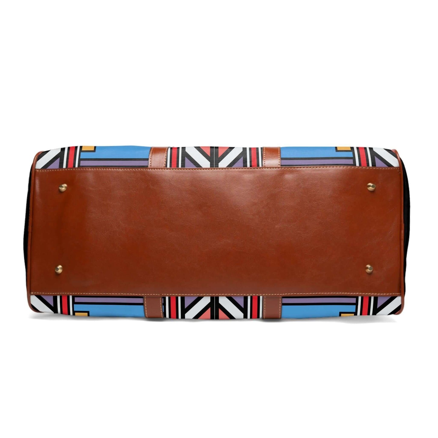 The blocks leather bag.