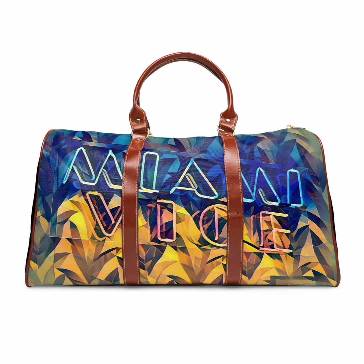 Miami sign leather bag.