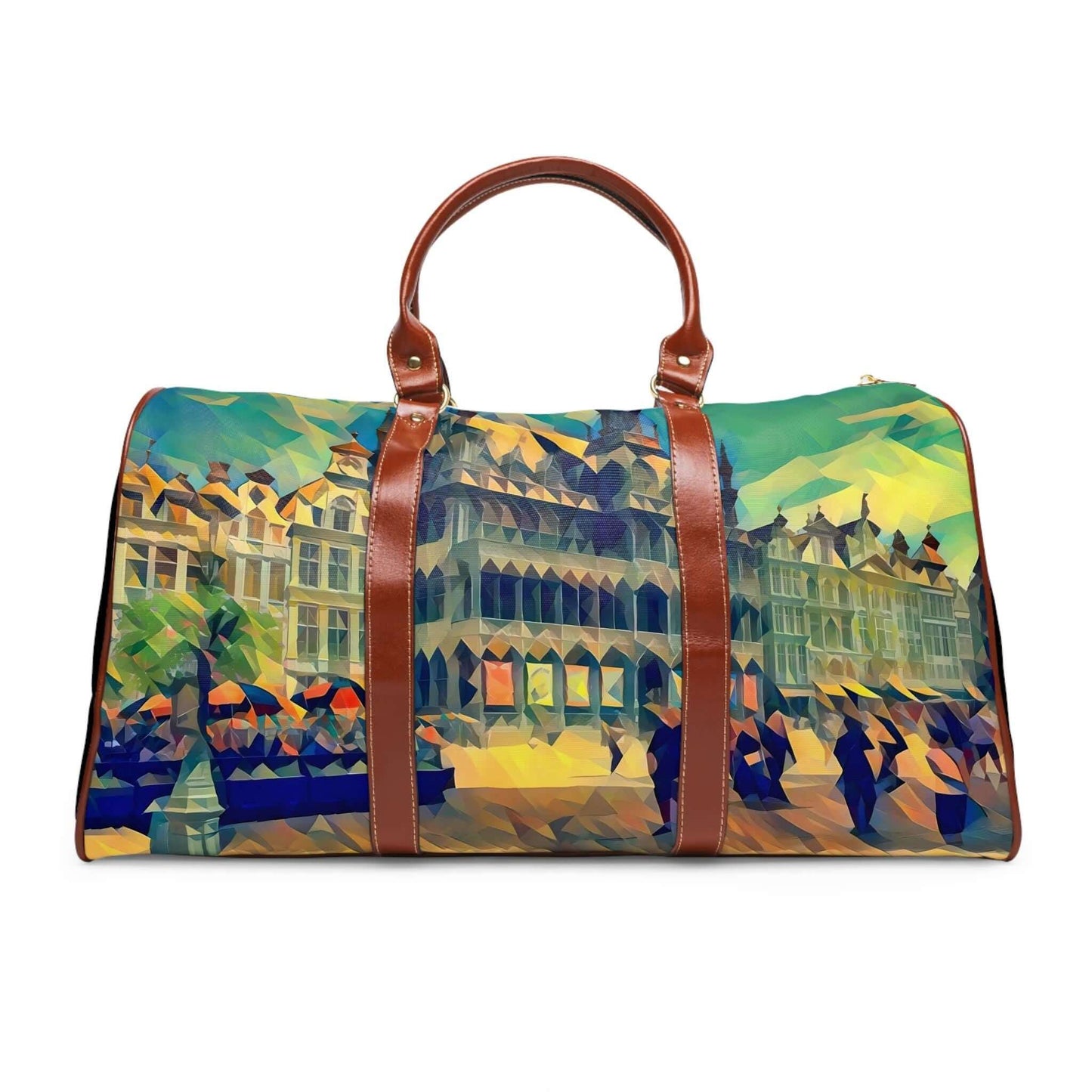 Grand Place Brussel Belgium leather bag.