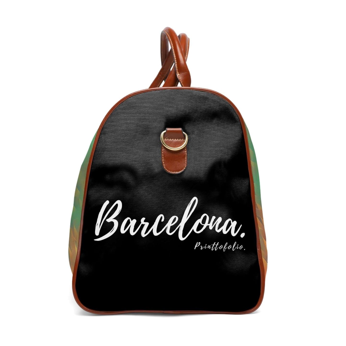 Tibidabo Barcelona leather bag.