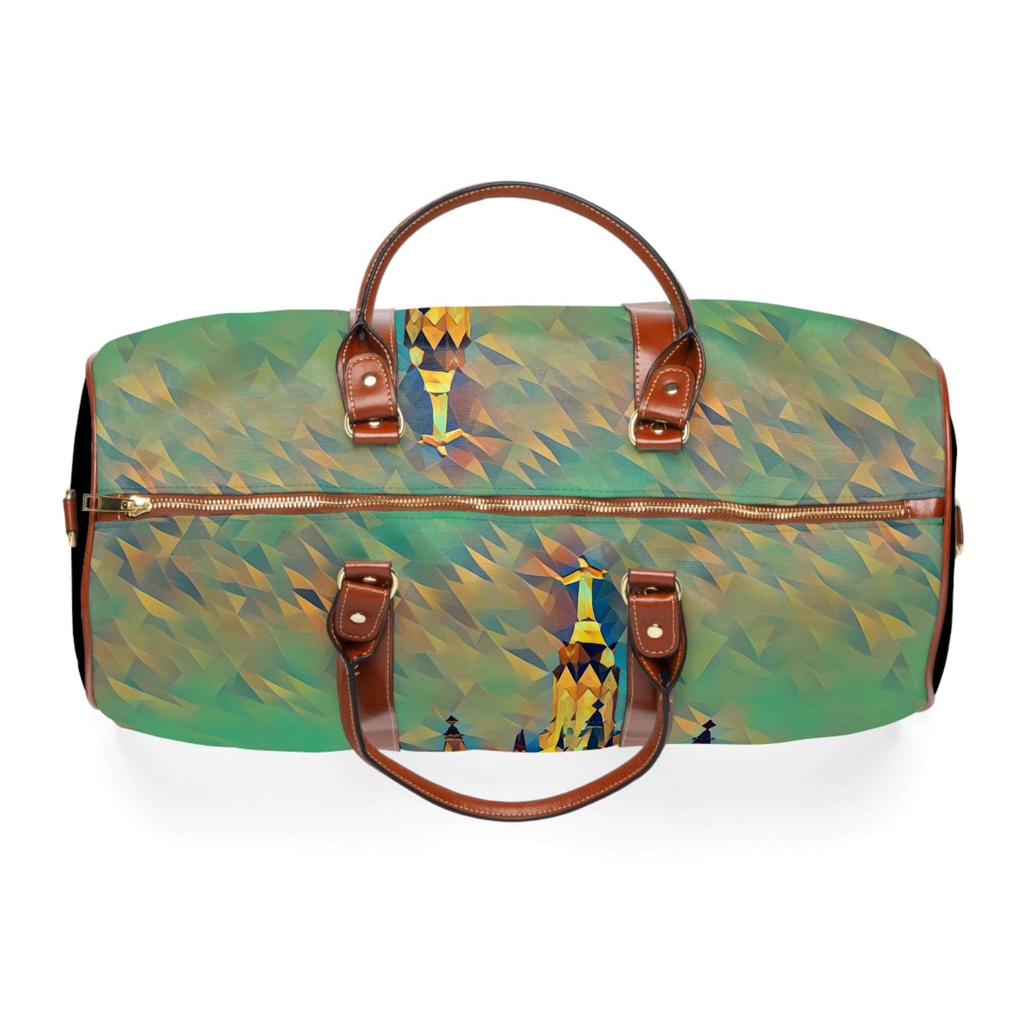 Tibidabo Barcelona leather bag.