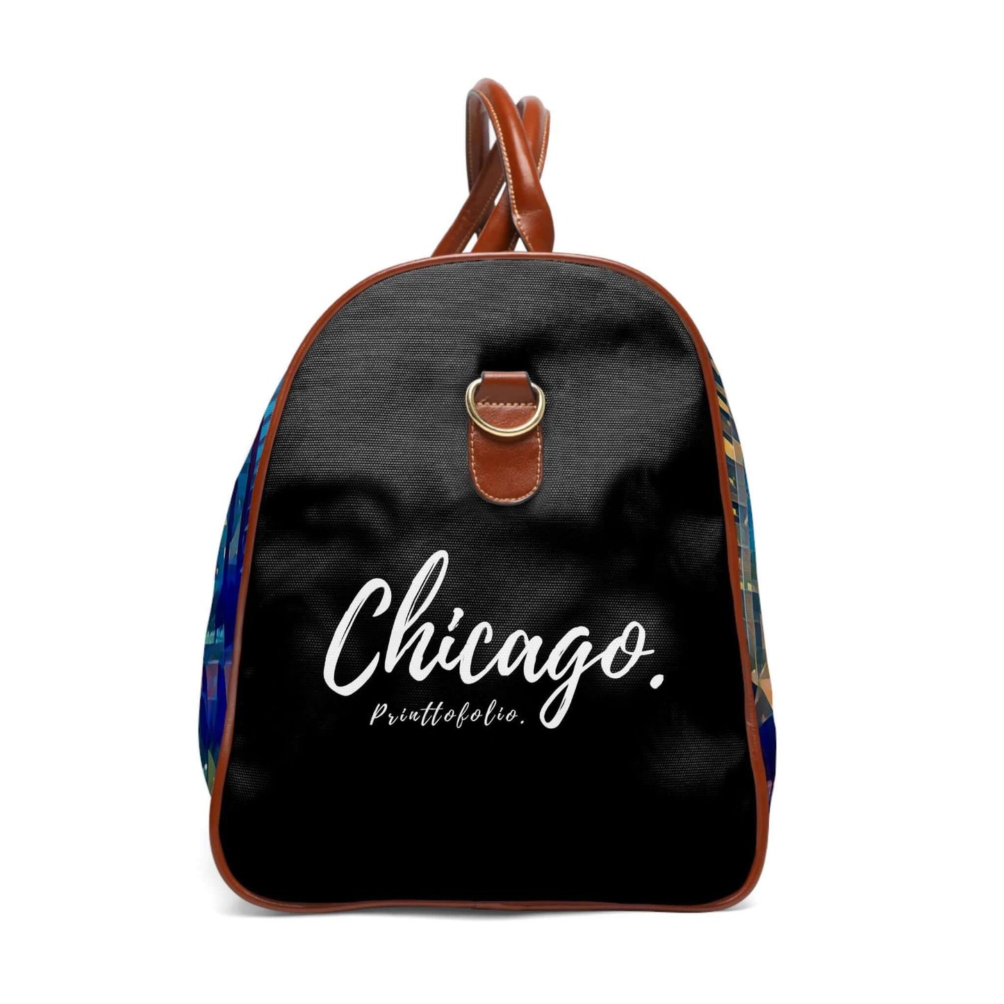 Chicago River leather bag.