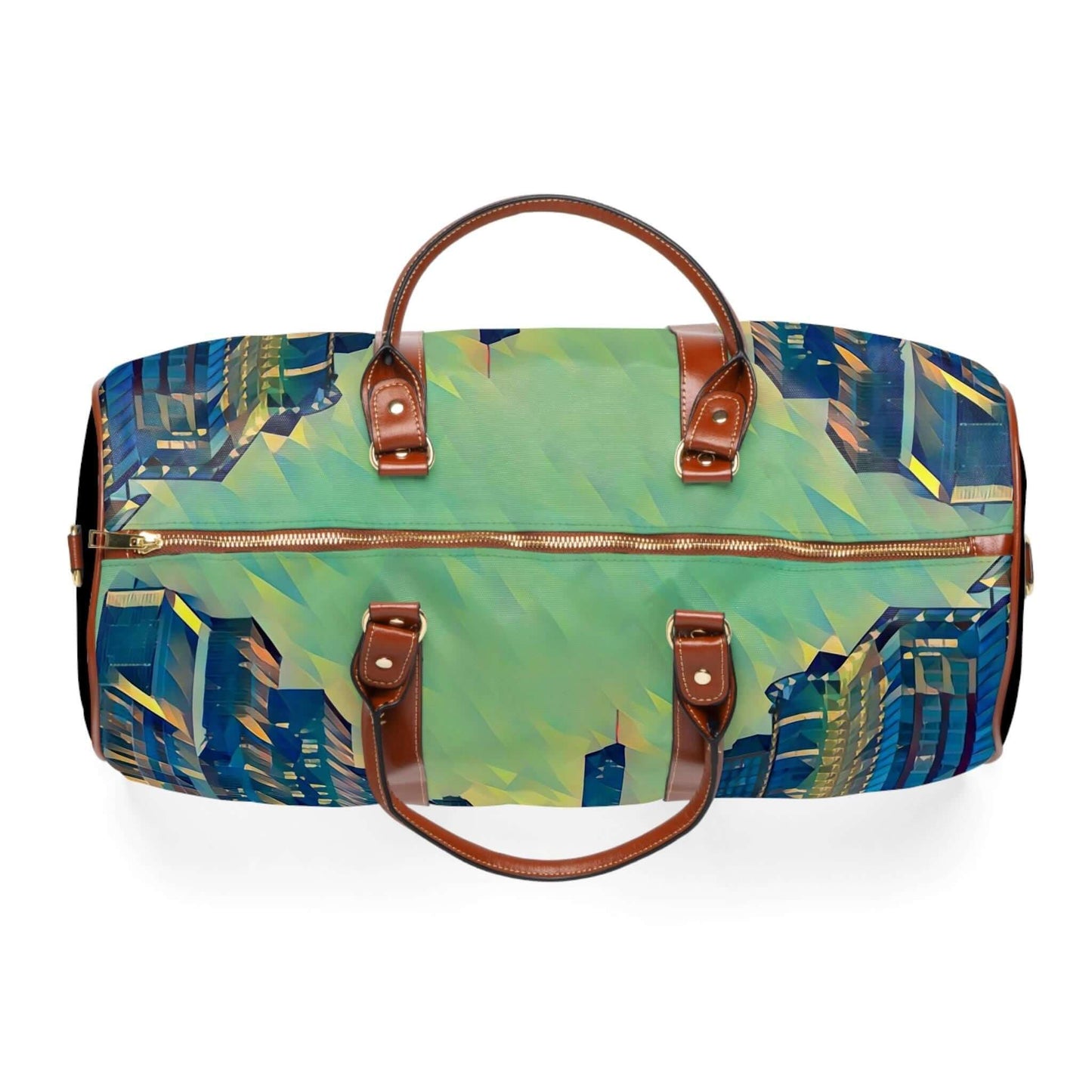 Chicago River leather bag.