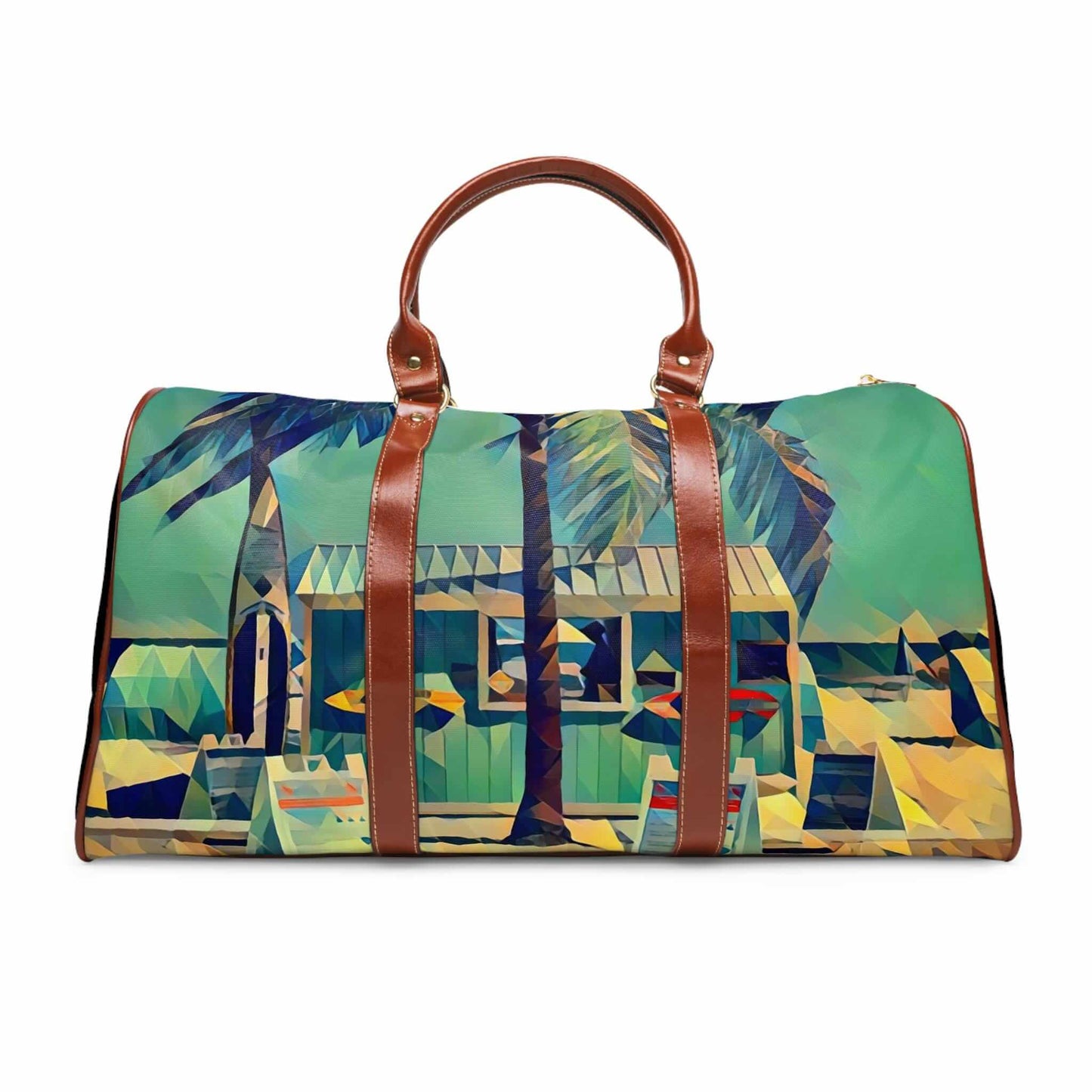 Miami Beach leather bag.