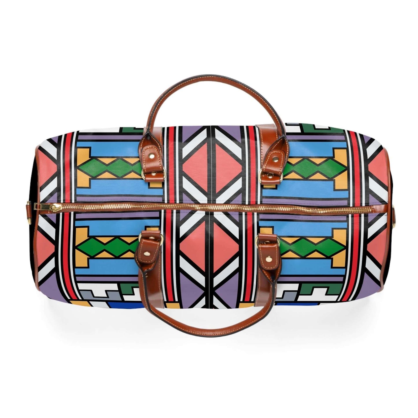 The blocks leather bag.
