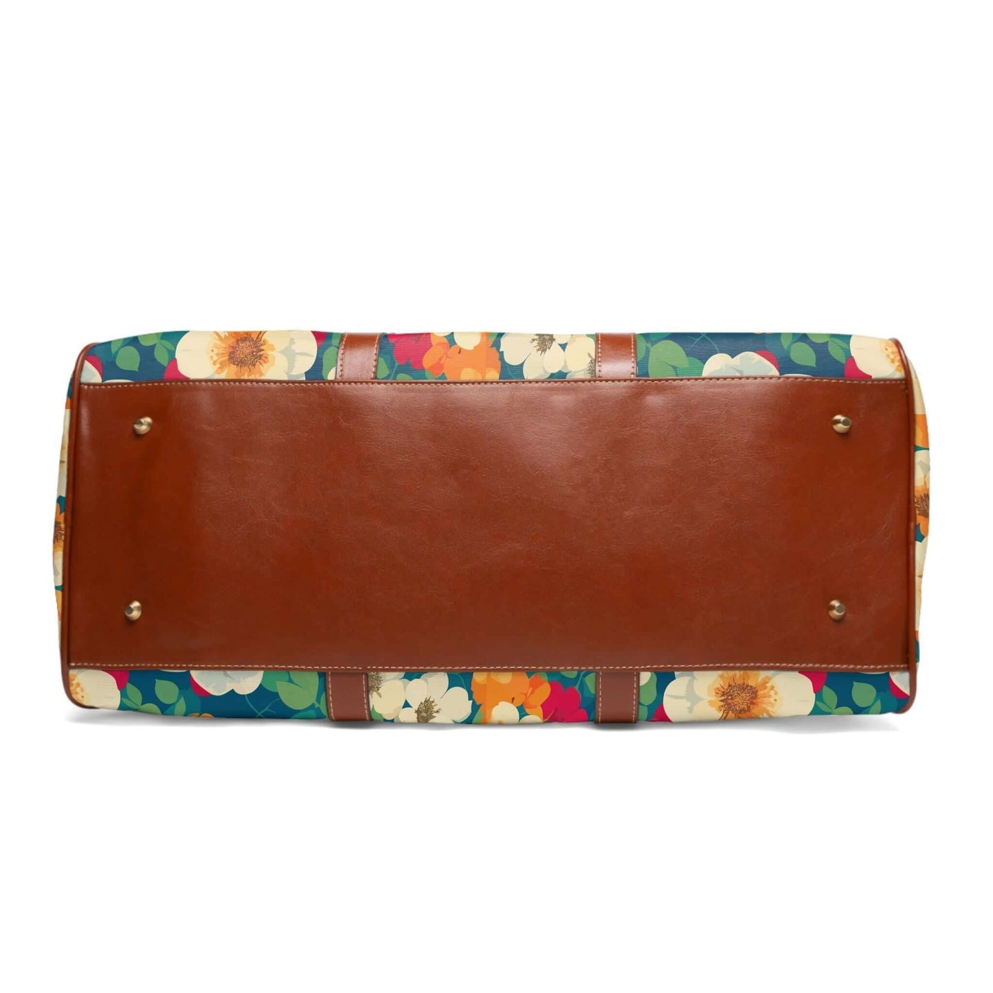 The flowers leather bag.