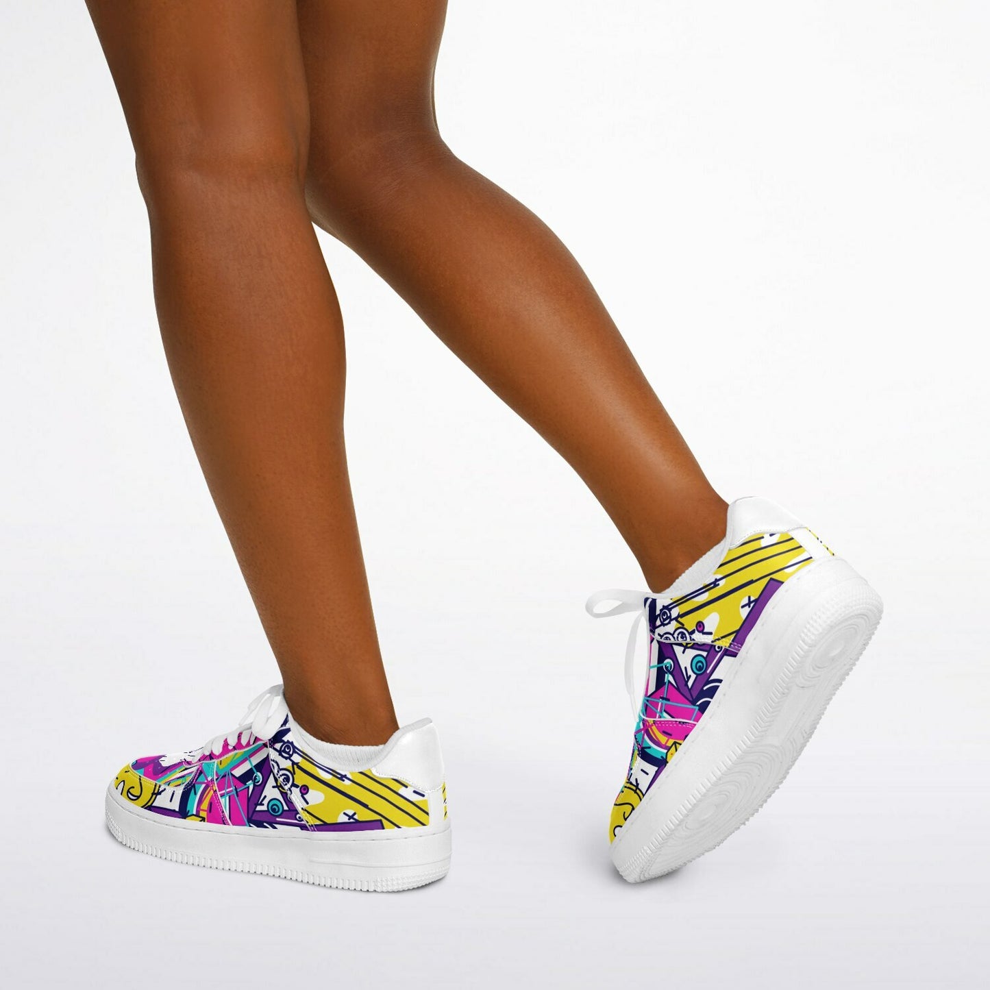 Graffiti - White Low casual sneaker shoes copy