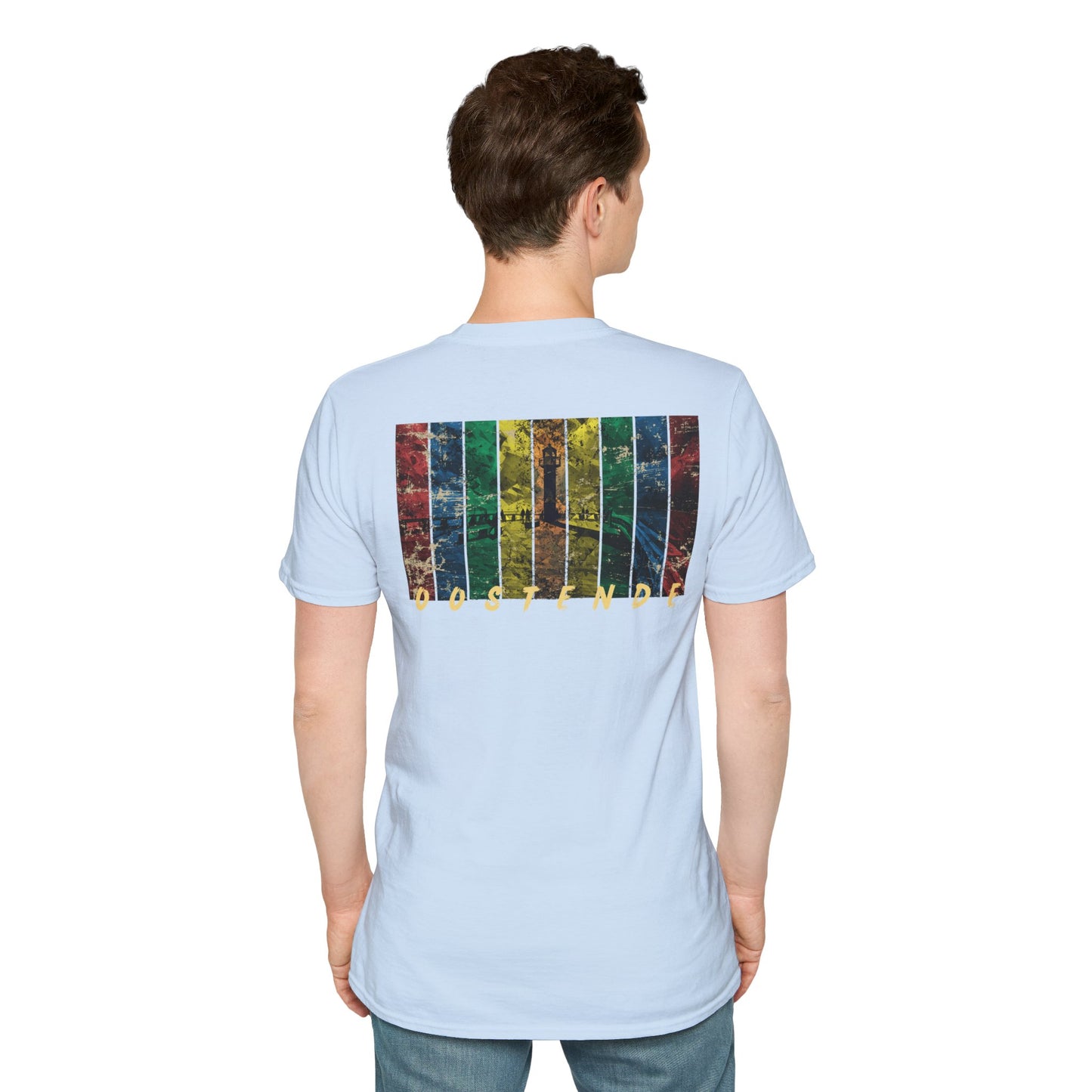 Oostende Staketsel - Unisex Softstyle T-Shirt