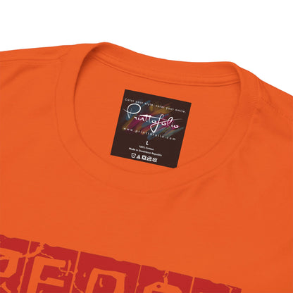 Peace Love and House Music T-Shirt — Unisex Heavy Cotton Tee