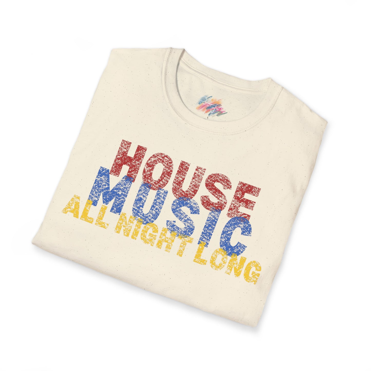 House music - All night long - Unisex Softstyle T-Shirt