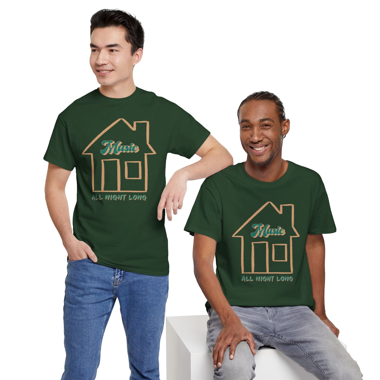 House Music All Night Tee — Party Shirt