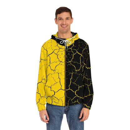 Black yellow hoodie
