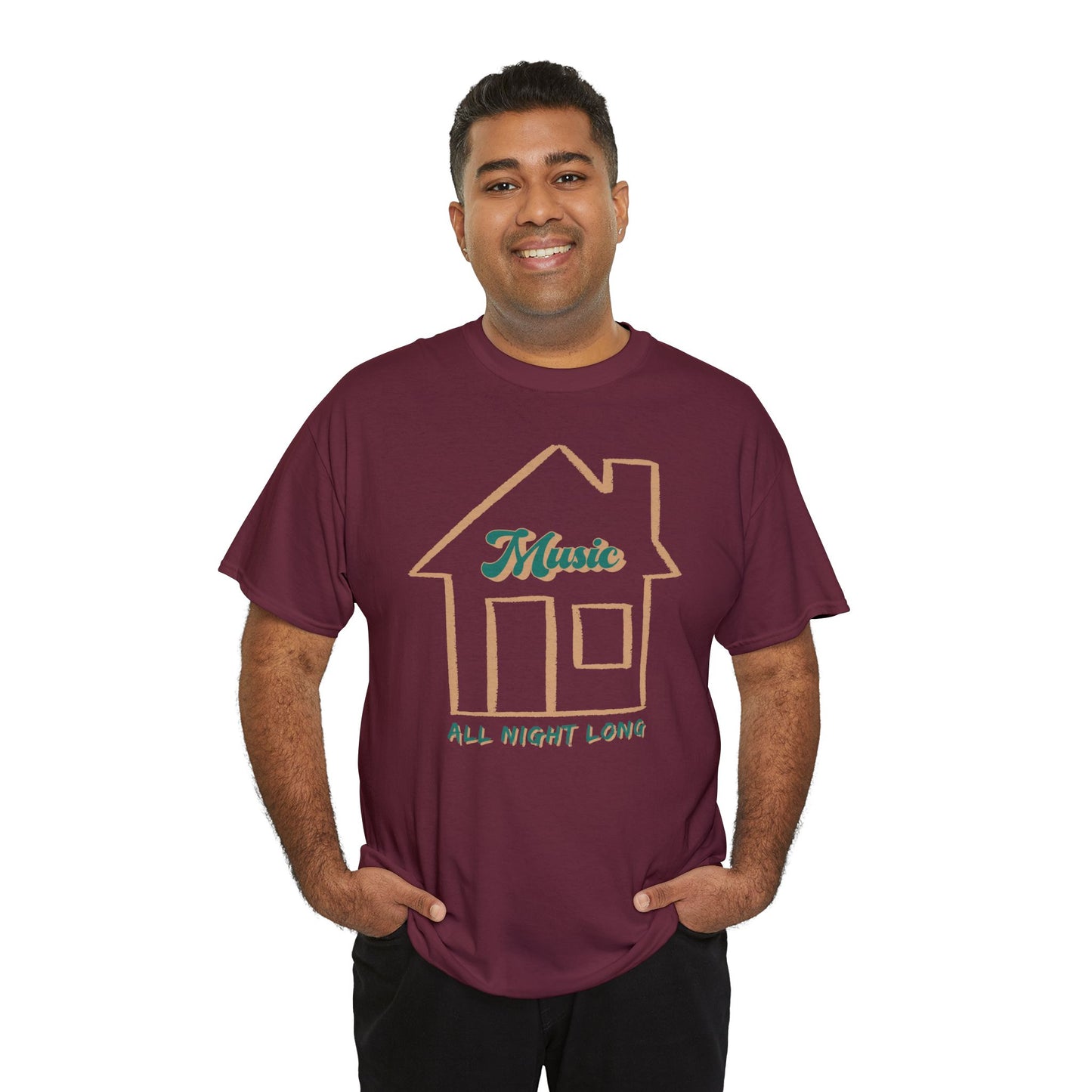 House Music All Night Tee — Party Shirt