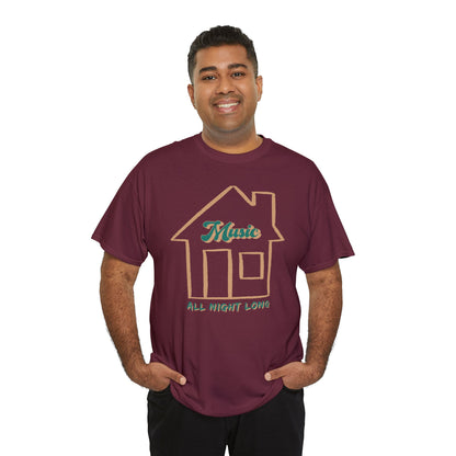 House Music All Night Tee — Party Shirt