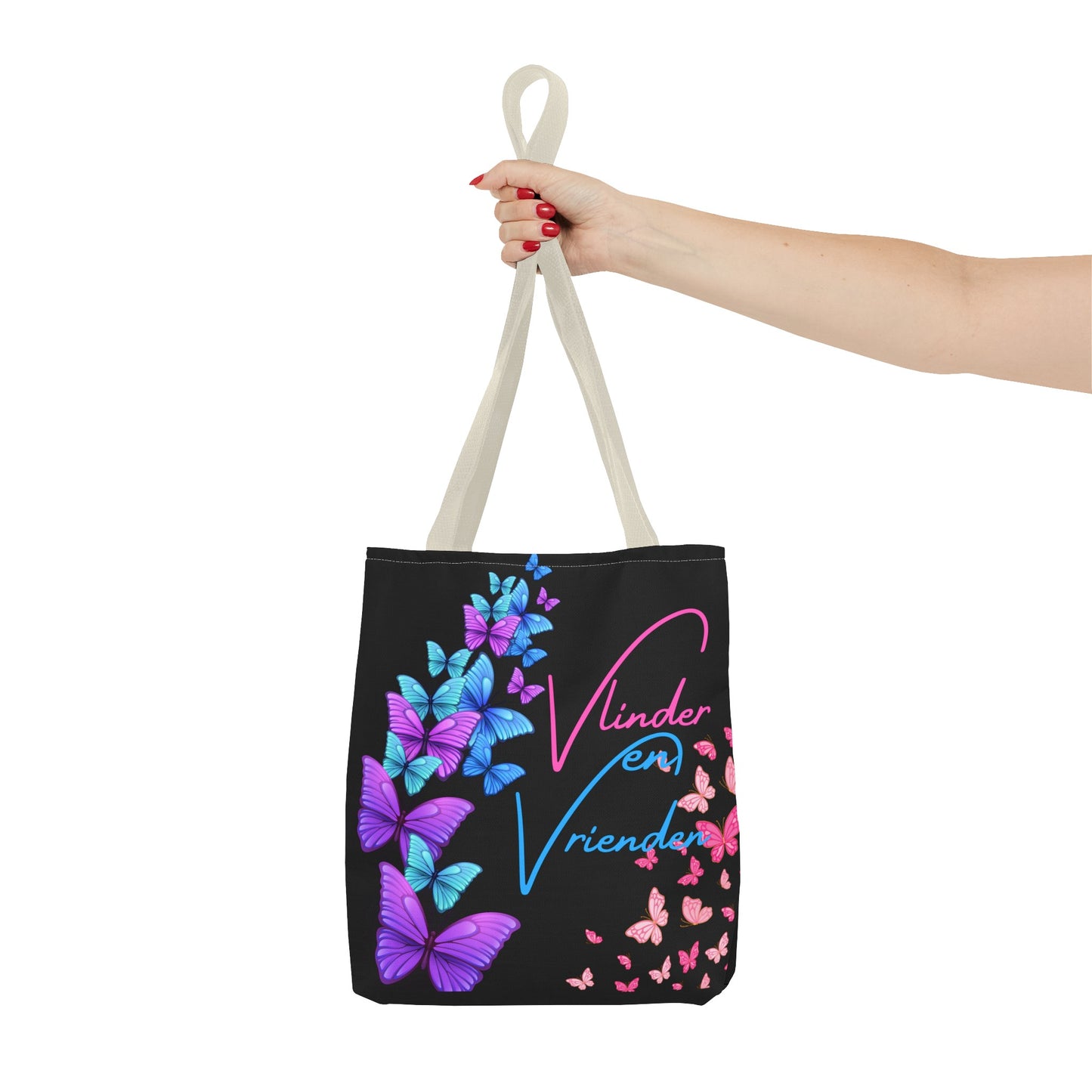 Gaylife - vriend en vlinders - black - Tote Bag