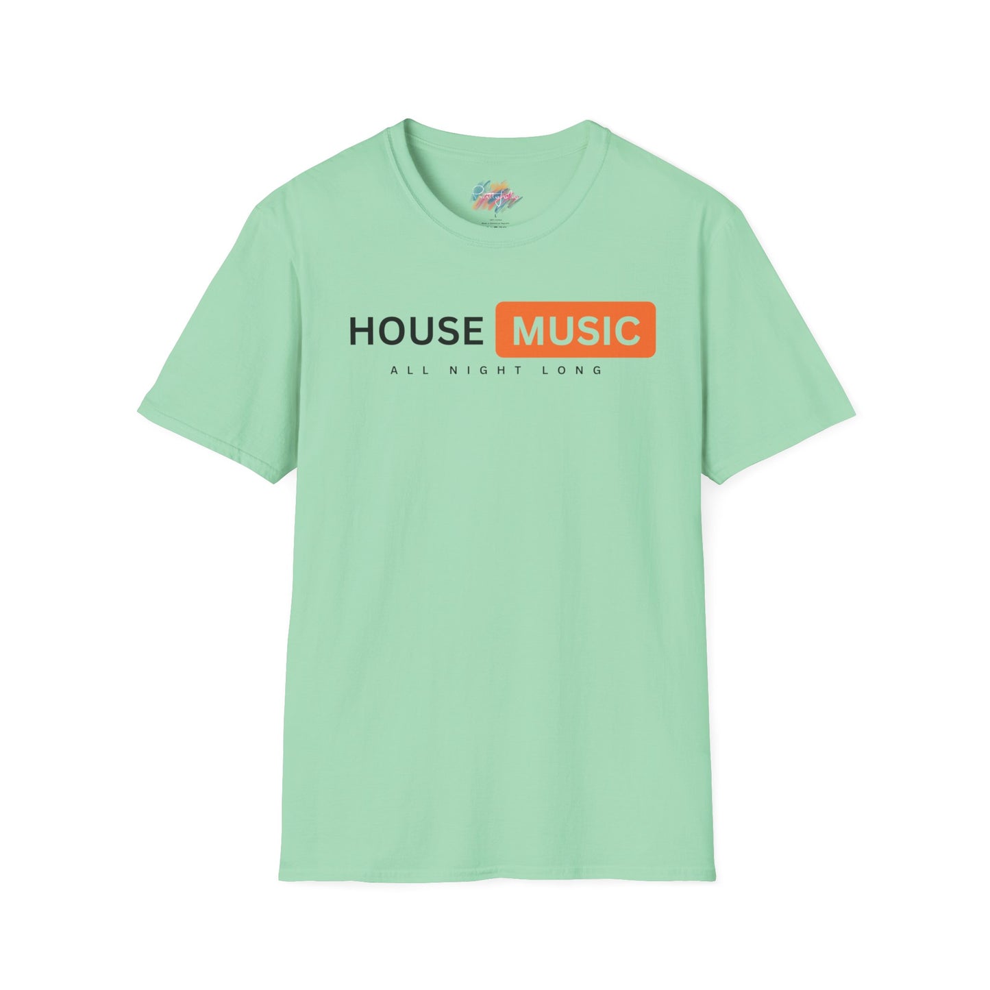 House music - All night long hub - Unisex Softstyle T-Shirt