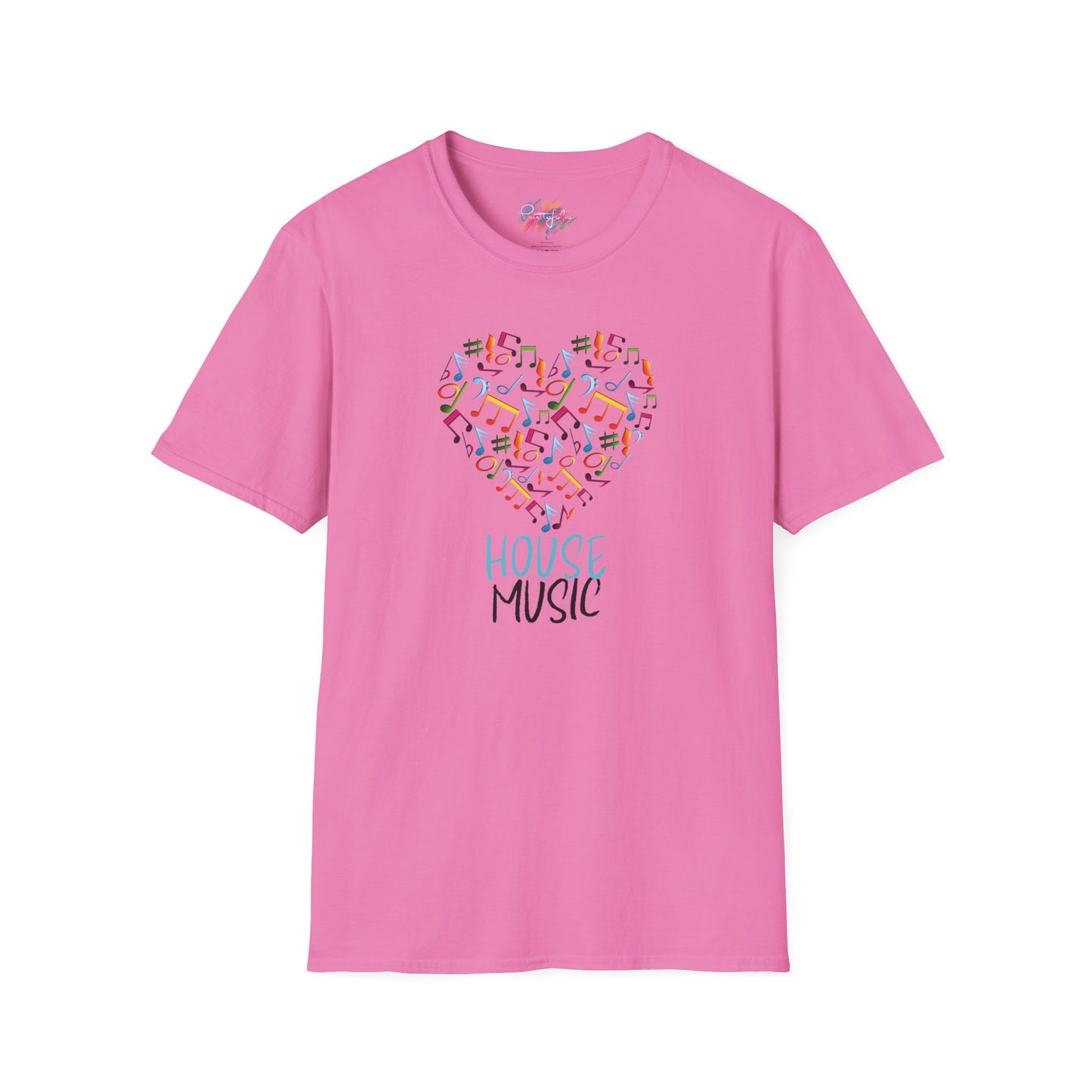 House music - Heart note - Unisex Softstyle T-Shirt