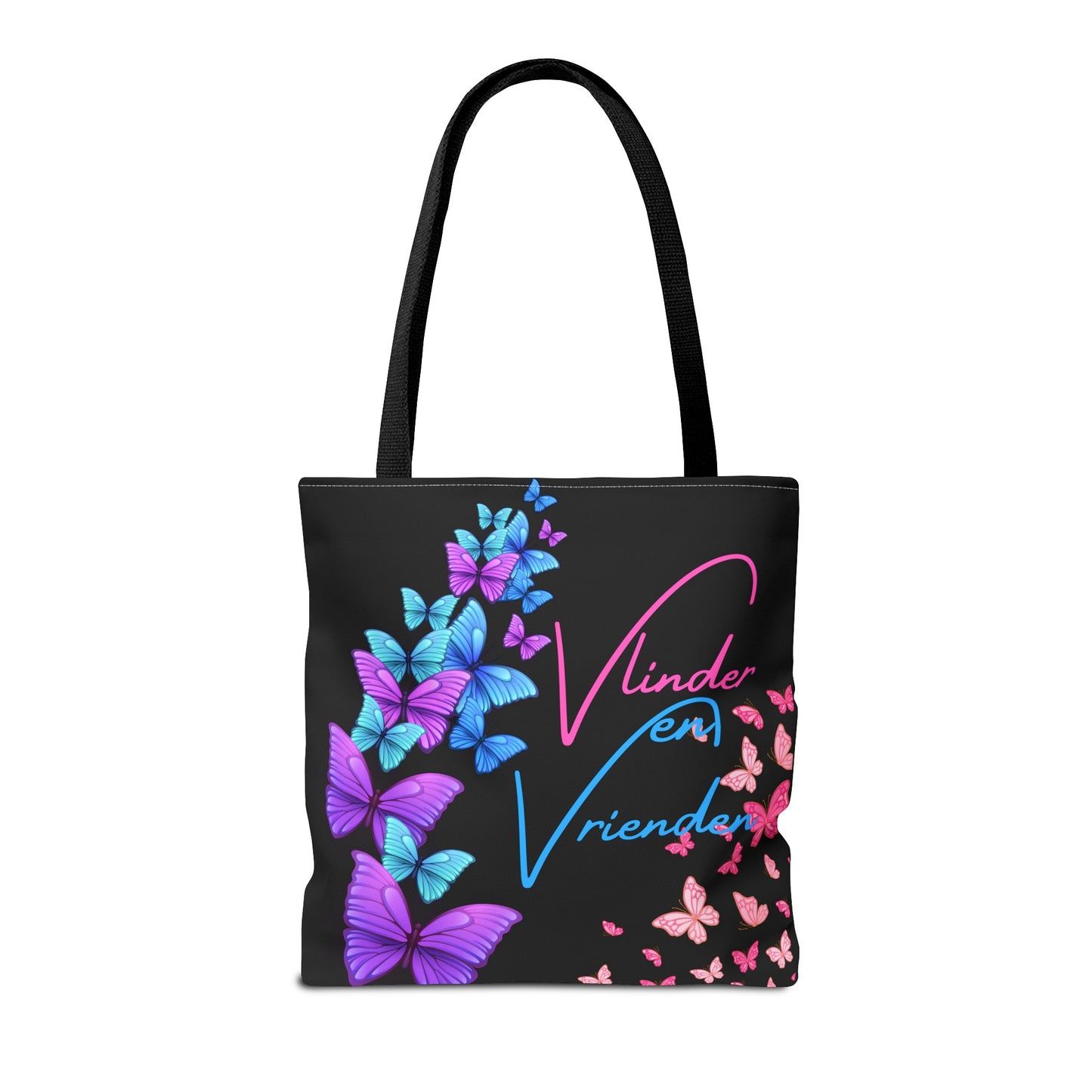 Gaylife - vriend en vlinders - black - Tote Bag