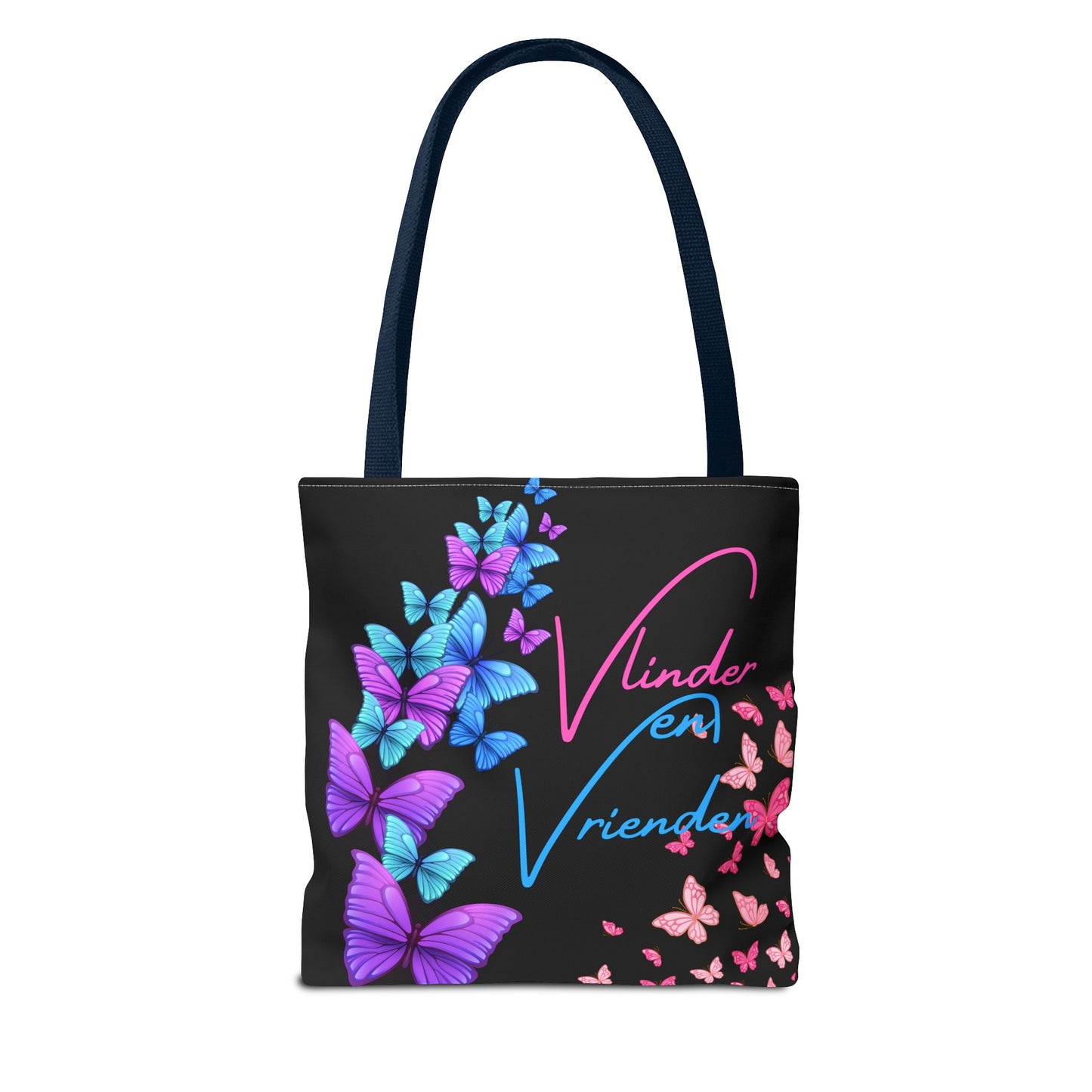 Gaylife - vriend en vlinders - black - Tote Bag