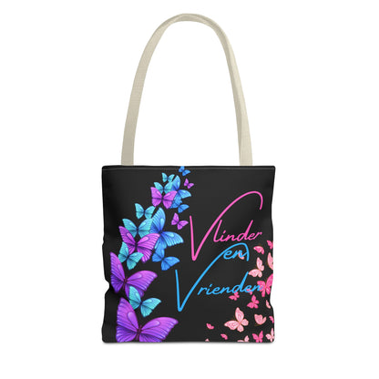 Gaylife - vriend en vlinders - black - Tote Bag